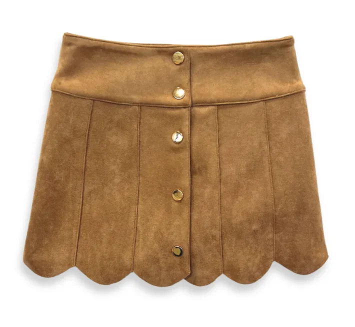 Autumn Skirt - Latte silk skirt elegant