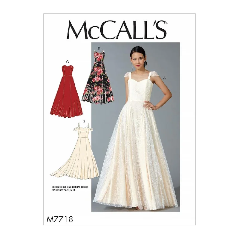 McCall's Pattern M7718 Misses' Dresses Tunics Stylish elegant
