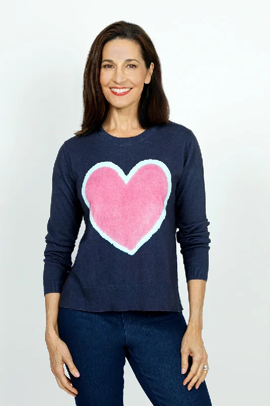 Lolo Luxe Big Heart Sweater Lightweight Heavyweight Midweight