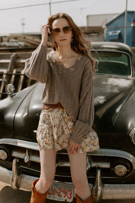 The Scottlyn Sweater by Saltwater Luxe Iron Safe Non-Iron Wrinkle Free