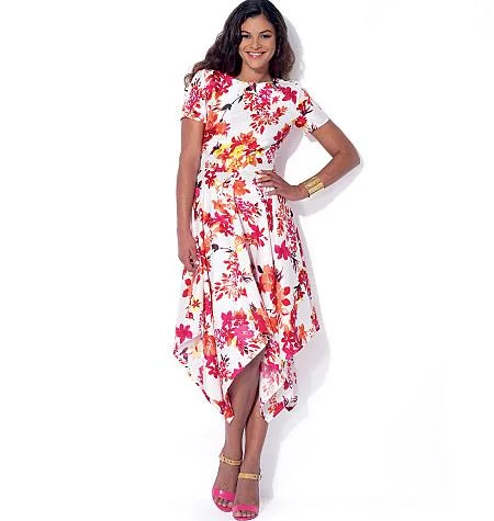 McCall's Pattern M7315 Misses' Handkerchief-Hem Dresses Tunics Handmade artisanal