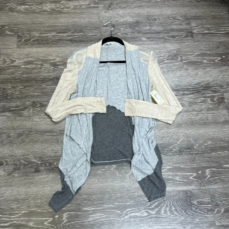 Splendid Colorblock Open Sweater - XS Tailored Straight A-Line