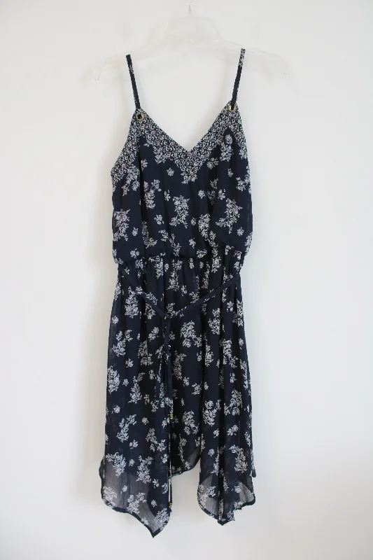Xhilaration Navy Floral Dress | M Tunics Gym athletic