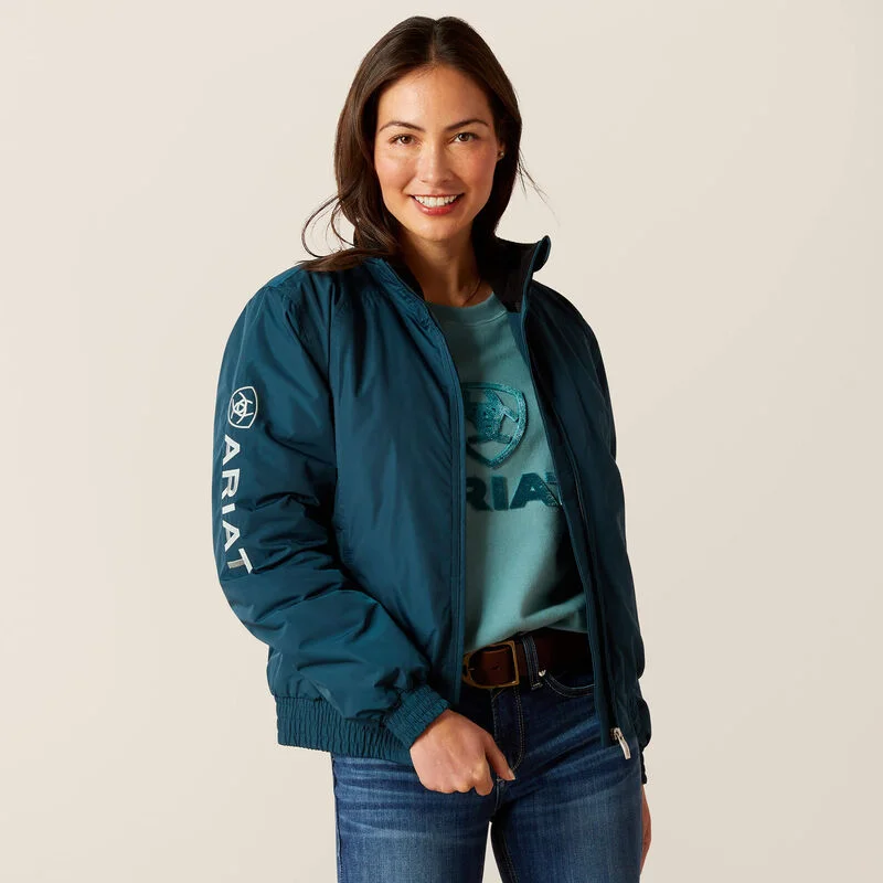 Ariat Insulated Stable Jacket Reflecting Pond Ribbed Jacket Pleated Jacket Ruffled Jacket