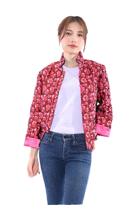 Line & Curve Jacket YL246-7 Oversized Jacket Tailored Jacket Straight Jacket