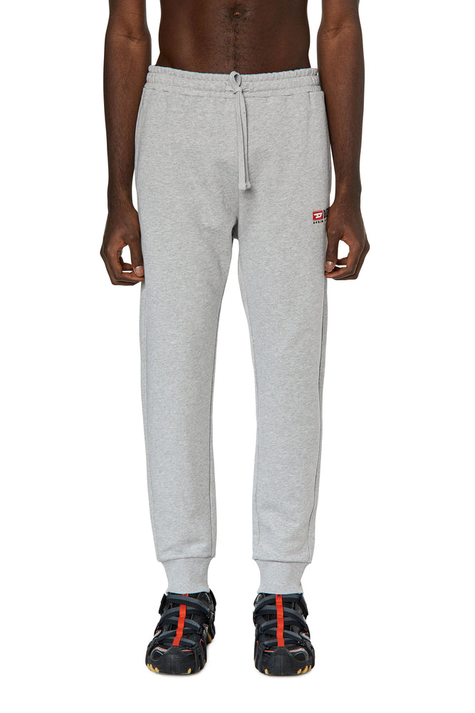 Track pants with embroidered logo Relaxed High-Waist Trousers