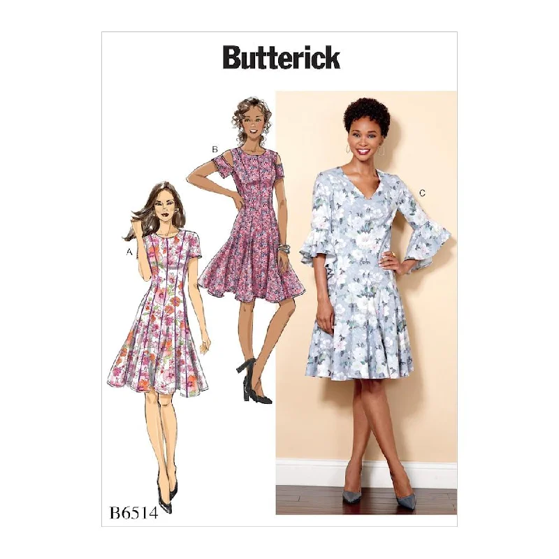 Butterick Pattern B6514 Misses'/Miss Petite Paneled Dress Tunics Luxurious high-end