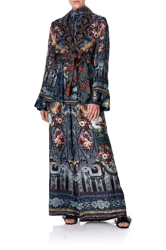 LOOSE JACKET WITH GODETS HOTEL BOHEME Print Jacket Jacquard Jacket Patchwork Jacket