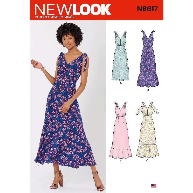 Newlook Pattern N6617 Misses' Dresses Tunics Summer linen