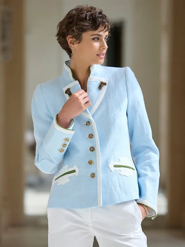 Appenzell Linen Jacket Satin Jacket Silk Jacket Chiffon Jacket