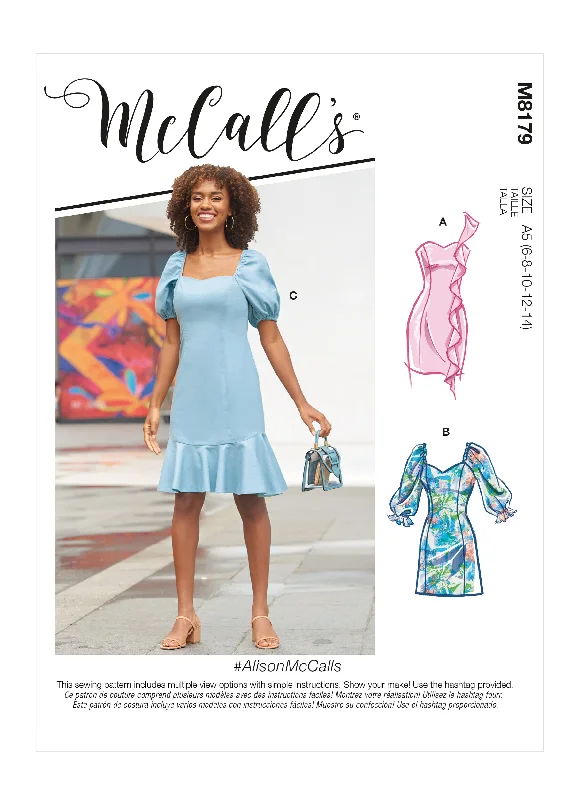 McCall's Pattern M8179 Misses' Dresses Tunics Vintage classic