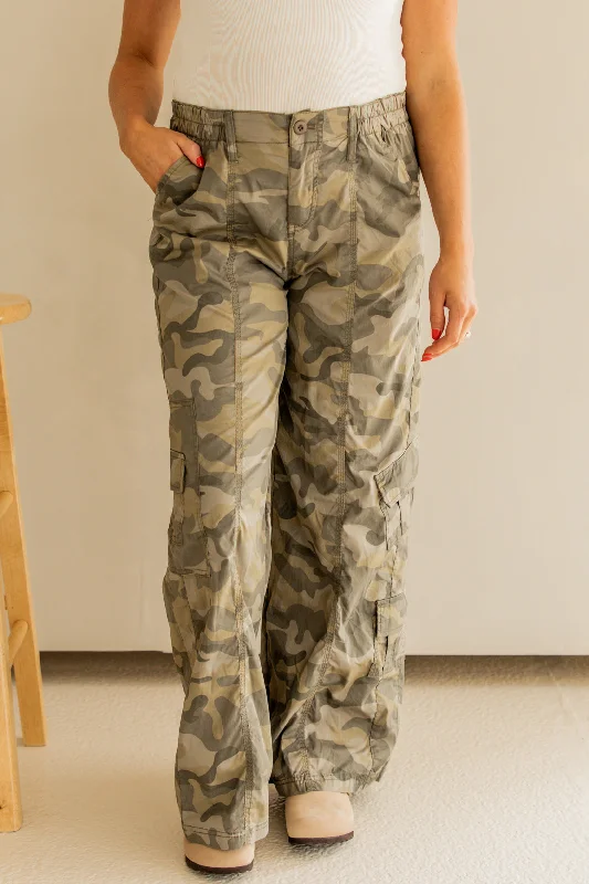 Rory Cargo Pants | Camo Fashionable Track Pants