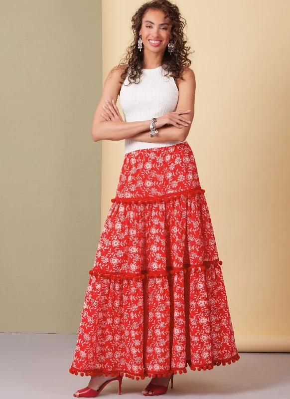 Butterick Skirts B6999 linen skirt breathable