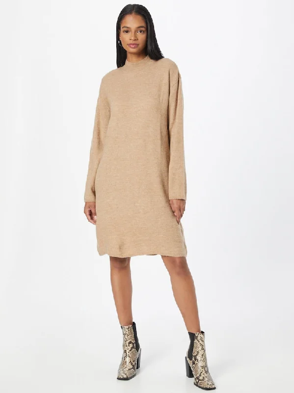 The Patriona Sweater Dress by Minimum Plaid Sweater Polka Dot Checkered