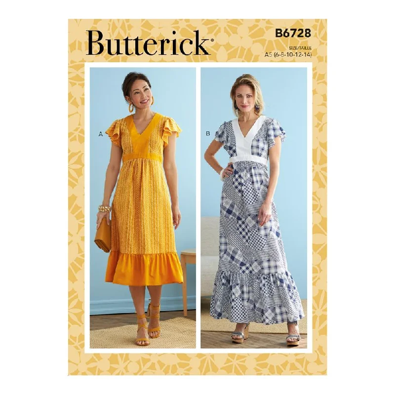 Butterick Pattern B6728 Misses' Dresses Turtleneck Warm Winter