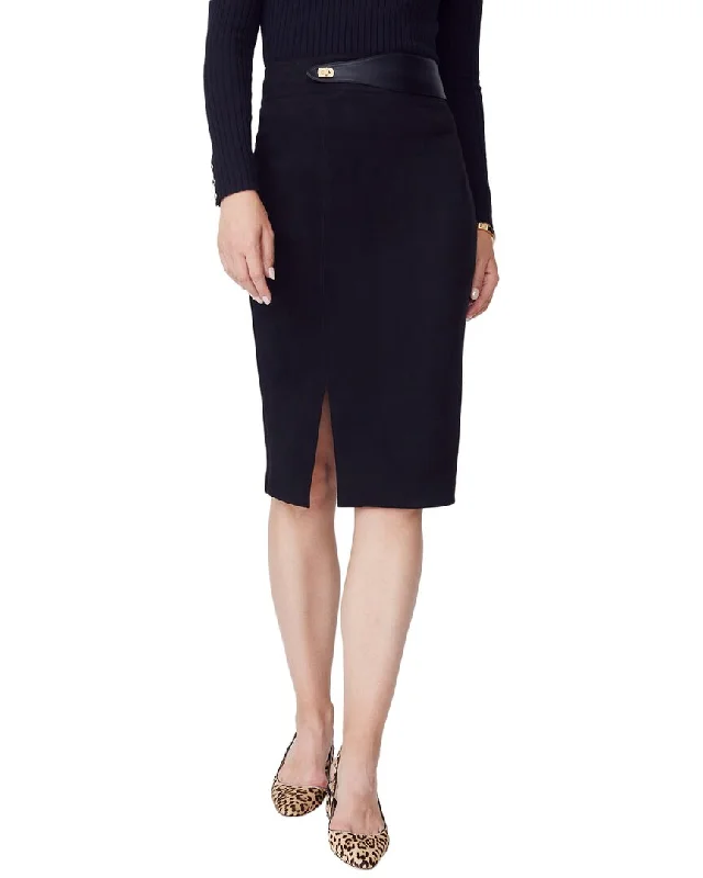 J.Mclaughlin Rivage Skirt leather skirt durable