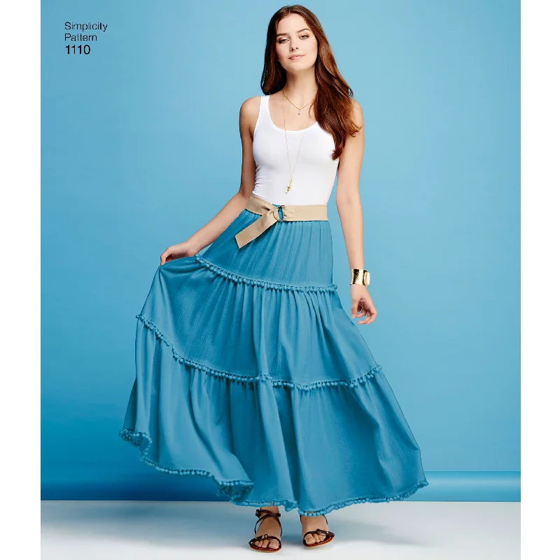 Simplicity Skirt S1110 denim skirt classic