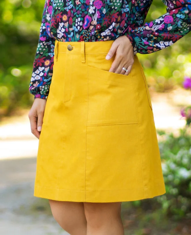Itch to Stitch Taroko Skirt denim skirt stylish