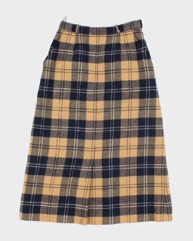 Vintage Windsmoor Wool Checked Skirt - XS corduroy skirt cozy