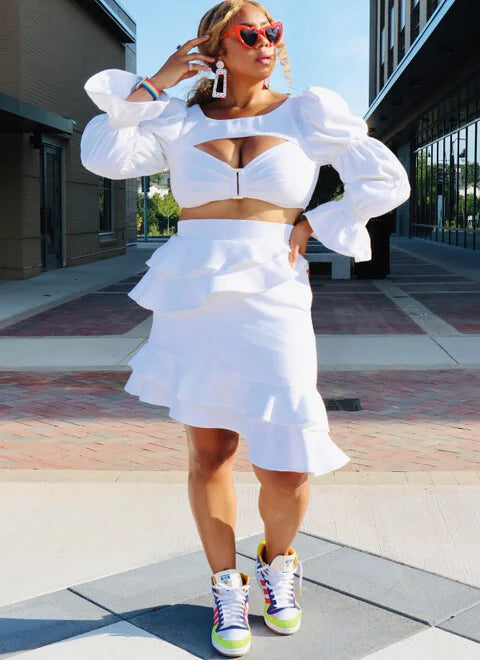 Know Me Top and Skirt ME2022 silk skirt luxurious
