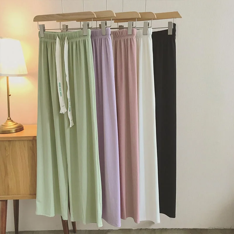 Women's Solid Color Pant  448389 Relaxed Casual Leggings
