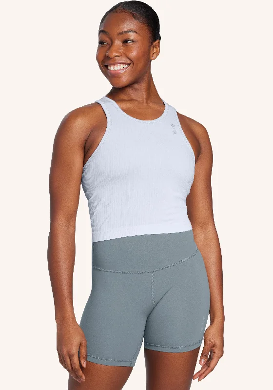 Ebb To Street Cropped Racerback Tank pastel tank top