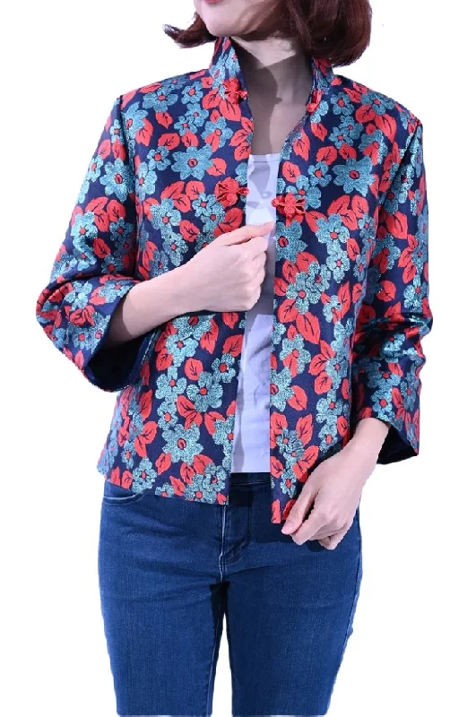 Jacket-YL245-3 Welt Pockets Slit Pockets Flap Pockets