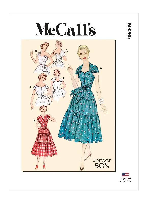 McCall's Pattern M8280 Misses' Dresses Tunics Versatile all-occasion
