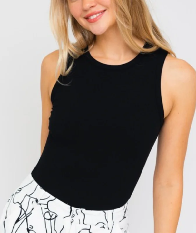 Black High Neck Bodysuit Elegant Bodysuit with Floral Embroidery