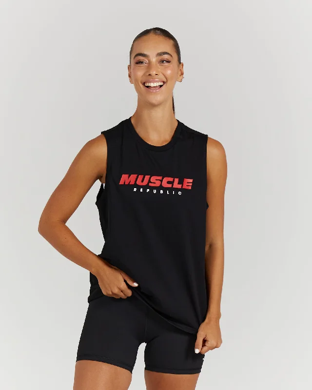 LOOSE TANK OG - BLACK grey tank top