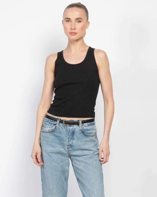 Rib Classic Cropped Tank playful tank top