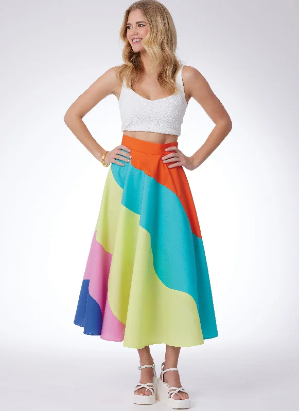 McCalls Skirts M8510 wrap skirt elegant