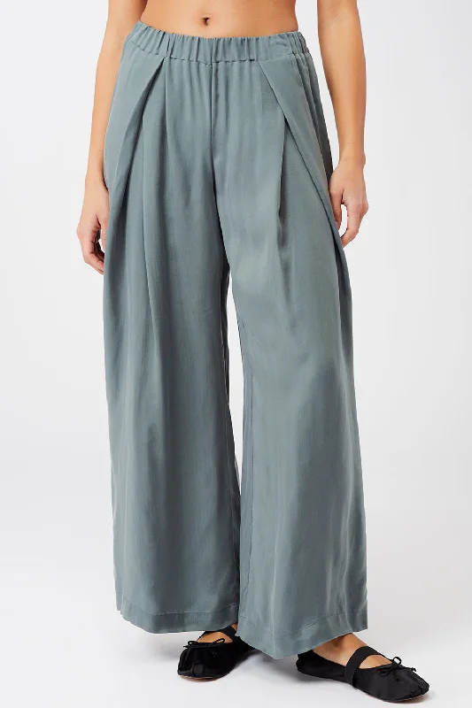 Nomad Pants Retro Green Casual Plaid Pants