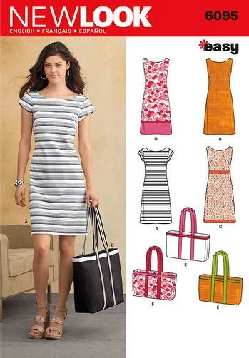 Newlook Pattern 6095 Misses' Dresses Pencil Office Professional