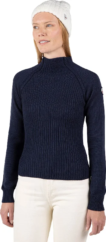 Diretta Crew Neck Sweater - Women's|-|Chandail à col rond Diretta - Femme Print Jacquard Patchwork
