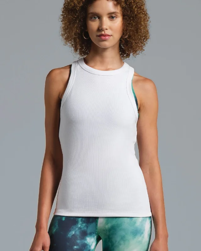 Women's Rib Knit Tank loose fit tank