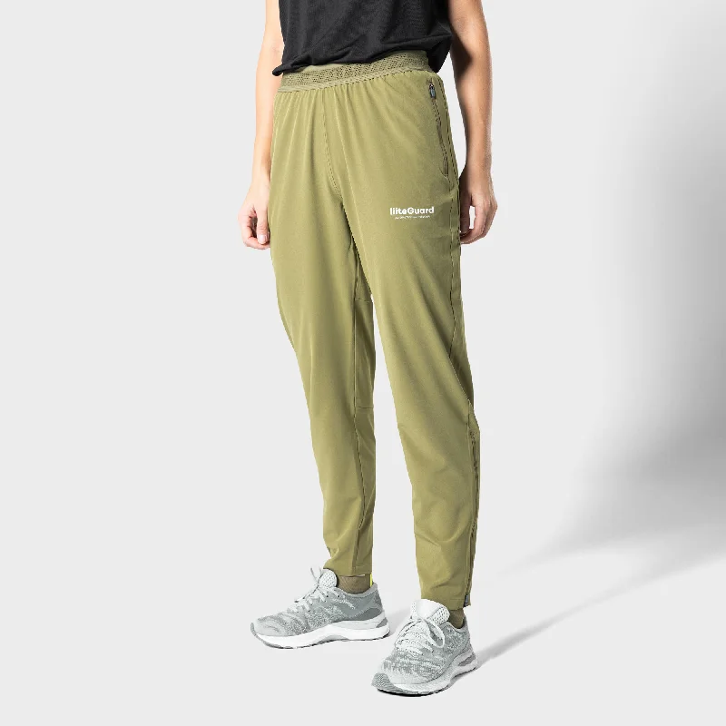 RE-LIITE LONG PANTS (WOMEN) - Dusty Green Formal Dress Pants