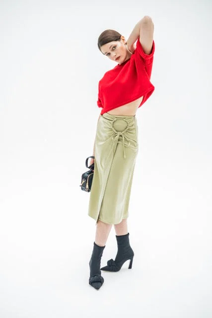 Fibre Mood Hailey Skirt button skirt front