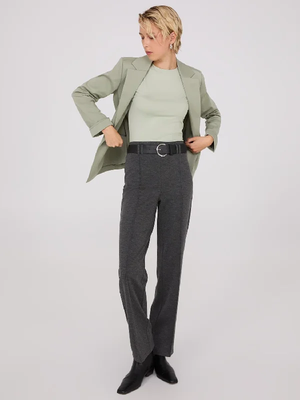 High Rise Straight Leg Pants Trendy Palazzo Pants