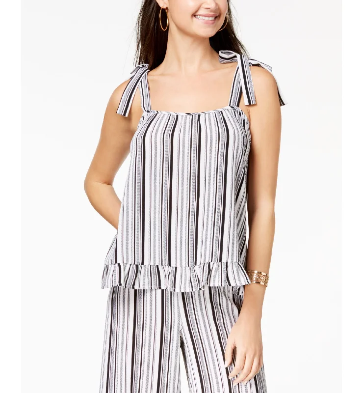 By Ikeddi Juniors' Ruffled Tank Top flowy tank top
