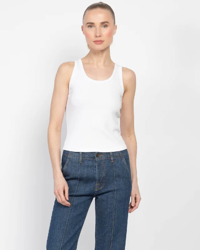 Rib Classic Cropped Tank adorable tank top