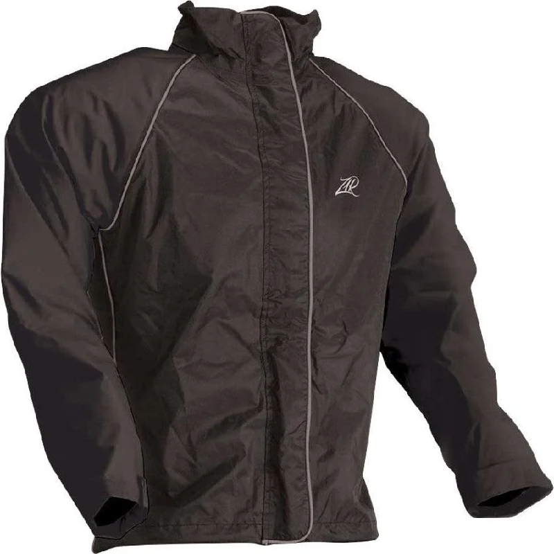 Z1R Women's Waterproof Jacket - Black Nylon Fabric Polyester Fabric Spandex Fabric
