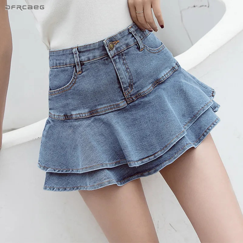 Skirt Women Summer Streetwear patchwork skirt art
