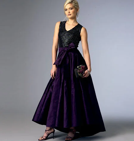 Vogue Skirt V8980 casual skirt length