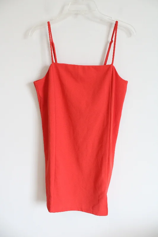 H&M Poppy Red Dress | S Tunics Formal black