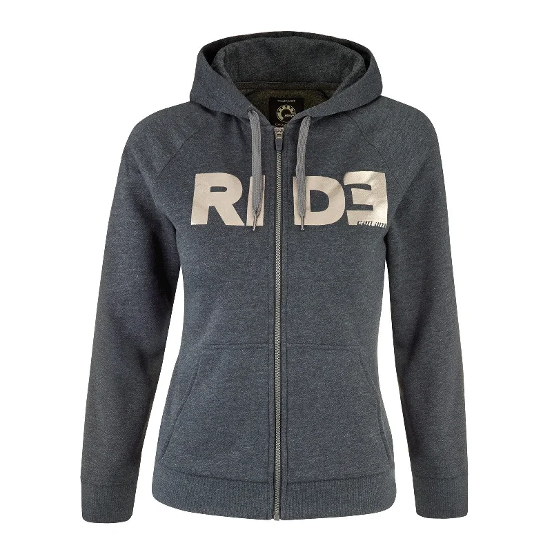 Can-Am Ladies Ryker Zipped Hoodie Hoodie with Hem Contrast Bold Stylish
