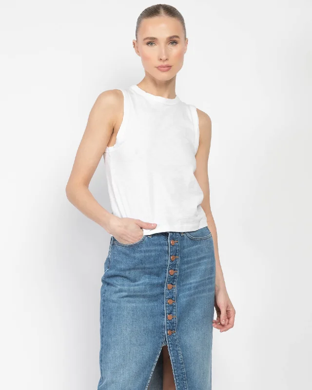 Sadie Muscle Tank charcoal tank top