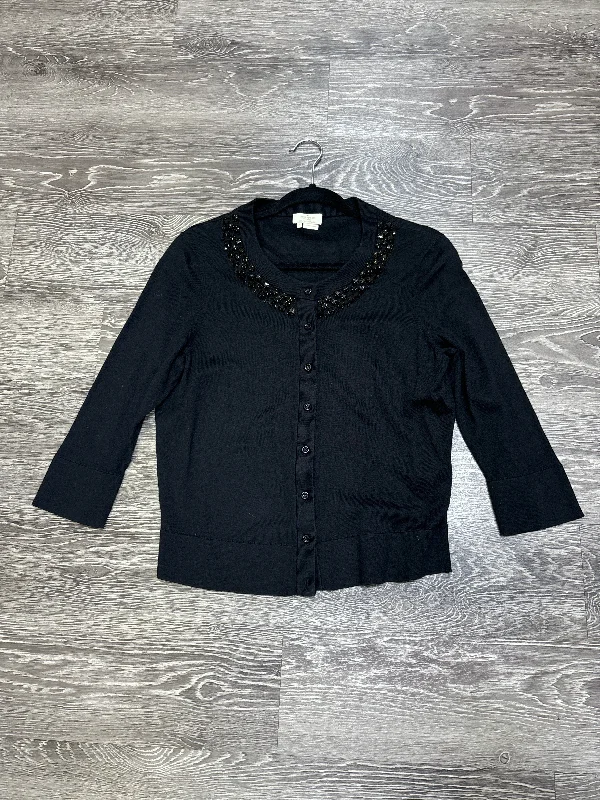 Kate Spade Embellished Sweater - Large Beaded Sweater Sequined Faux Fur