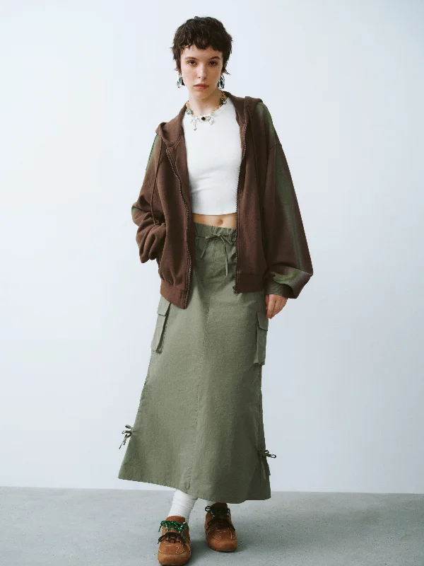 Hoodie Mid-Length Jackets Welt Pockets Slit Pockets Flap Pockets