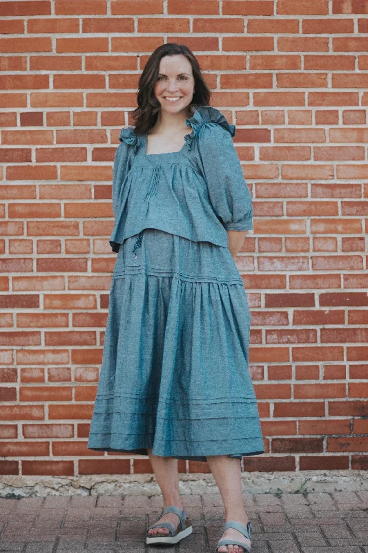 Madswick Zamora Skirt chiffon skirt flowing